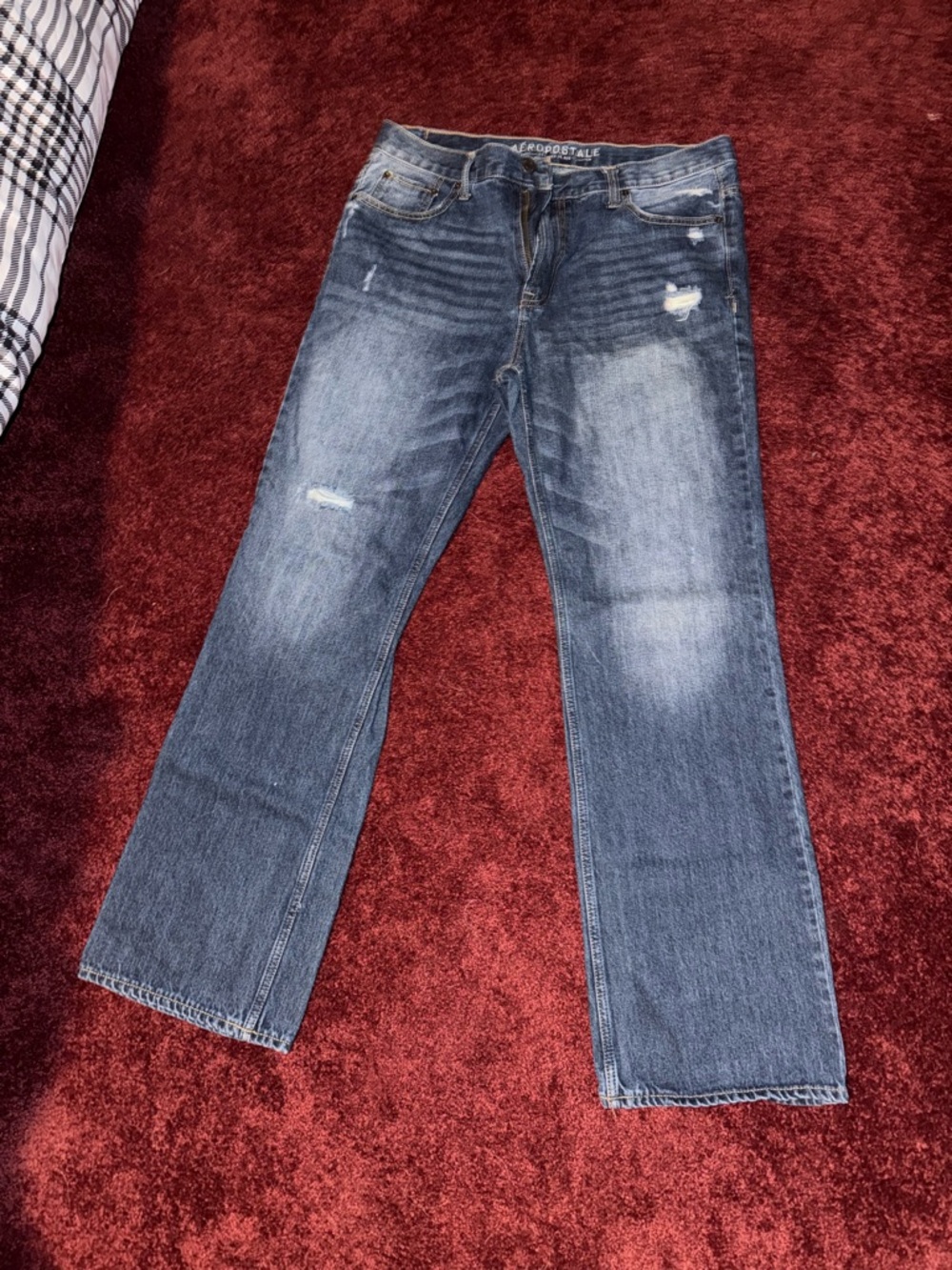 Aeropostale Men’s Medium Blue Bootcut Jeans